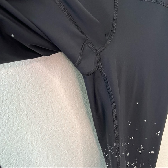Lululemon Speed Wunder Tight 28" *Speckle Shine Black / Deep Coal / Silver 10 - Picture 4 of 11